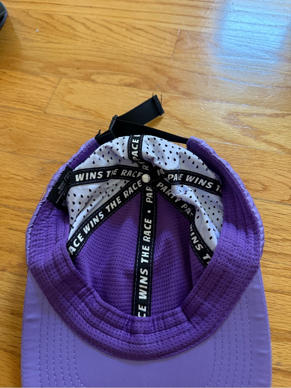 Lavender 'FAST ENOUGH' Embroidered Performance Cap from RNNR - Picture 4 of 5